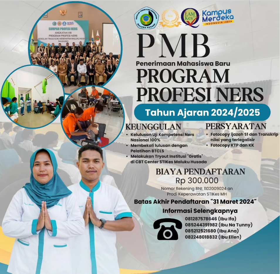 Penerimaan Mahaiswa Baru Program Profesi Ners T.A 2024/2025